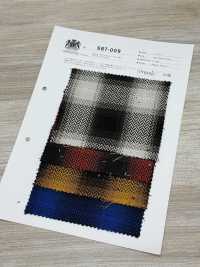 SBT-009 8/1格紋重磅人字紋漸層格紋[布料] 桑村纖維 更多照片