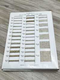 5504-12 麻系列平紋帶[緞帶、帶、繩子] RIVER 更多照片