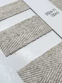 5504-35 麻系列斜紋帶[緞帶、帶、繩子] RIVER 更多照片