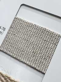 5504-76 麻系列編織帶邊帶[緞帶、帶、繩子] RIVER 更多照片