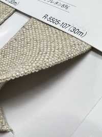 R-5505-107 麻系列橡膠膠帶[緞帶、帶、繩子] RIVER 更多照片