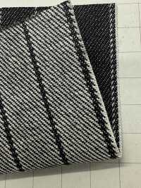 810-YW 針條紋條紋丹寧布11盎司[布料] 吉和織物 更多照片