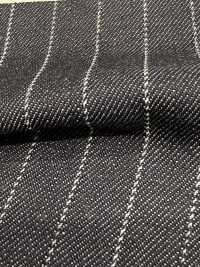 810-YW 針條紋條紋丹寧布11盎司[布料] 吉和織物 更多照片