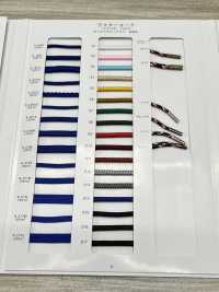 R-195S 光澤圓繩子16股色織[緞帶、帶、繩子] RIVER 更多照片