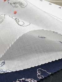 1026-647-1 60精紡細布刺繡鳥[布料] HOKKOH北高 更多照片