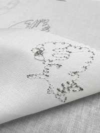 1026-648-1 60精紡細布刺繡貓[布料] HOKKOH北高 更多照片