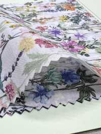 DP-5000-4 60精紡細布數位印花垂直流動花朵[布料] HOKKOH北高 更多照片