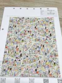 1026-625-12 60精紡細布航空旅行[布料] HOKKOH北高 更多照片