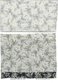 KTS7135 平紋布小花與貓咪圖案[布料] 小林棉 更多照片