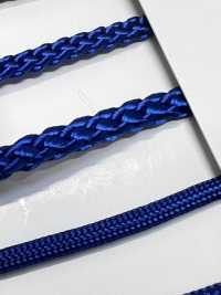 R-205L 光澤圓繩子8股色織[緞帶、帶、繩子] RIVER 更多照片