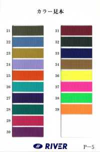 RP-08 RP帶斜紋[緞帶、帶、繩子] RIVER 更多照片