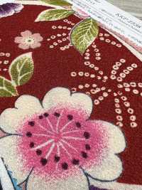 KKP2338-D-UMENIHITTA 二子絲縐李子和引田[布料] 小紋工房(宇仁纖維) 更多照片