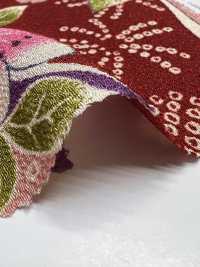 KKP2338-D-UMENIHITTA 二子絲縐李子和引田[布料] 小紋工房(宇仁纖維) 更多照片