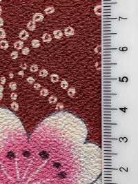 KKP2338-D-UMENIHITTA 二子絲縐李子和引田[布料] 小紋工房(宇仁纖維) 更多照片