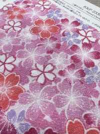 KKP2338-D-MAIZAKURA 二子絲縐櫻花舞[布料] 小紋工房(宇仁纖維) 更多照片