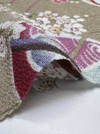 KKP2338-DHM-100 絲縐Chirimen®[布料] 小紋工房(宇仁纖維) 更多照片