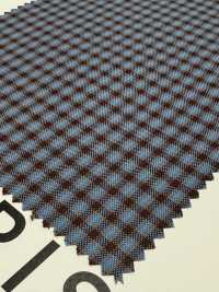 3SG042 再生聚酯聚酯纖維格紋[布料] CHAMBRAY 更多照片