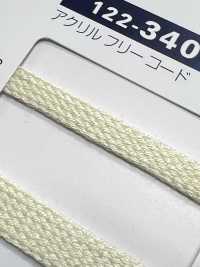 122-340 不含腈綸繩子的扁平繩[緞帶、帶、繩子] DARIN 更多照片