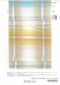 35527 紗線染色有機棉/亞麻/苧麻精紡細布淺色漸變[布料] SUNWELL 三維爾 更多照片