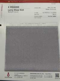 RS5000 ラメ シアー ニット[布料] SUNCORONA ODA 更多照片