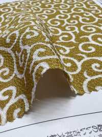 KKP3338-D-KARAKUSA Futako 絲縐阿拉伯式花紋圖案[布料] 小紋工房(宇仁纖維) 更多照片