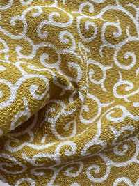 KKP3338-D-KARAKUSA Futako 絲縐阿拉伯式花紋圖案[布料] 小紋工房(宇仁纖維) 更多照片