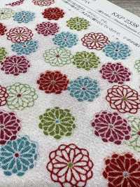 KKP2338-D-HAIKARA 二子絲縐廢小菊[布料] 小紋工房(宇仁纖維) 更多照片