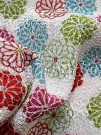 KKP2338-D-HAIKARA 二子絲縐廢小菊[布料] 小紋工房(宇仁纖維) 更多照片