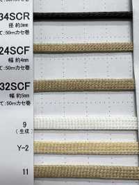 32SCF 5毫米矽膠塗層繩子[緞帶、帶、繩子] Cordon 更多照片