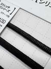 SSCF-01(S) 4毫米矽膠塗層繩子[緞帶、帶、繩子] Cordon 更多照片