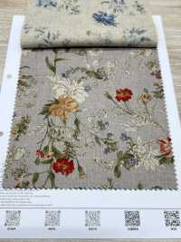 7026-1710-4 CL坯布植物圖案[布料] HOKKOH北高 更多照片