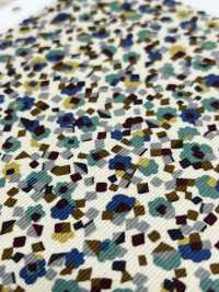 4026-1755-3 21W燈芯絨幾何花朵[布料] HOKKOH北高 更多照片