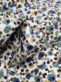 4026-1755-3 21W燈芯絨幾何花朵[布料] HOKKOH北高 更多照片