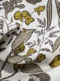 4026-1755-5 21W燈芯絨刺繡花卉圖案[布料] HOKKOH北高 更多照片