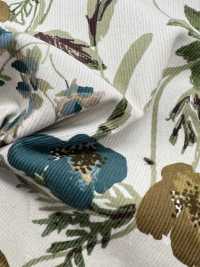 4026-1755-6 21W燈芯絨染色花朵[布料] HOKKOH北高 更多照片