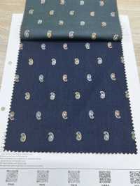 7026-1615-1 60精紡細布9088 迷你佩斯利[布料] HOKKOH北高 更多照片