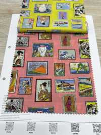 1026-1620-3 60精紡細布框浮世繪[布料] HOKKOH北高 更多照片