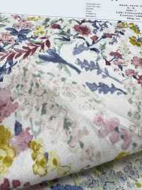 4026-1670-2 60精紡細佈水彩花卉[布料] HOKKOH北高 更多照片