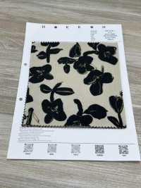 7026-1210-1 30維也納拉法蘭絨手繪花卉圖案[布料] HOKKOH北高 更多照片