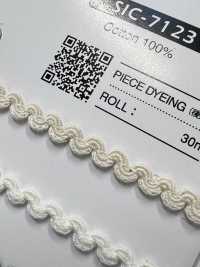 SIC-7123 棉質蕾絲花邊[緞帶、帶、繩子] 新道良質（SIC） 更多照片