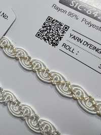 SIC-6424 人造亮片花邊[緞帶、帶、繩子] 新道良質（SIC） 更多照片