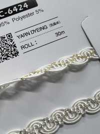 SIC-6424 人造亮片花邊[緞帶、帶、繩子] 新道良質（SIC） 更多照片