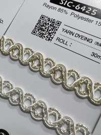 SIC-6425 人造亮片花邊[緞帶、帶、繩子] 新道良質（SIC） 更多照片