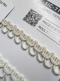 SIC-7127 棉質蕾絲花邊[緞帶、帶、繩子] 新道良質（SIC） 更多照片