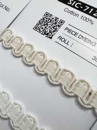 SIC-7129 棉質蕾絲花邊[緞帶、帶、繩子] 新道良質（SIC） 更多照片