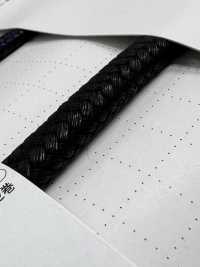 10SCR 矽膠塗層繩子V 型圓繩（帶芯）8.5mm[緞帶、帶、繩子] Cordon 更多照片