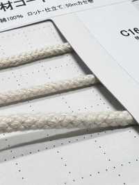 C3 天然材質繩第一部 棉質三圓繩 4.0mm[緞帶、帶、繩子] Cordon 更多照片