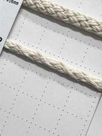 C12 天然材料繩子第一部分，12%棉，圓繩，4.0毫米，帶芯[緞帶、帶、繩子] Cordon 更多照片