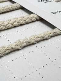 C12 天然材料繩子第一部分，12%棉，圓繩，4.0毫米，帶芯[緞帶、帶、繩子] Cordon 更多照片