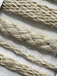 KNF8 天然材料繩第二部分 洋麻 8 條圓繩 9.0mm[緞帶、帶、繩子] Cordon 更多照片